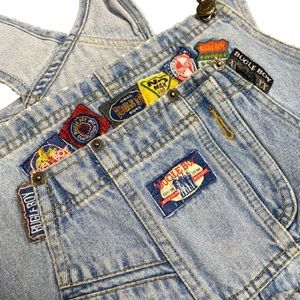 Vintage Bugle Boy Denim Overalls